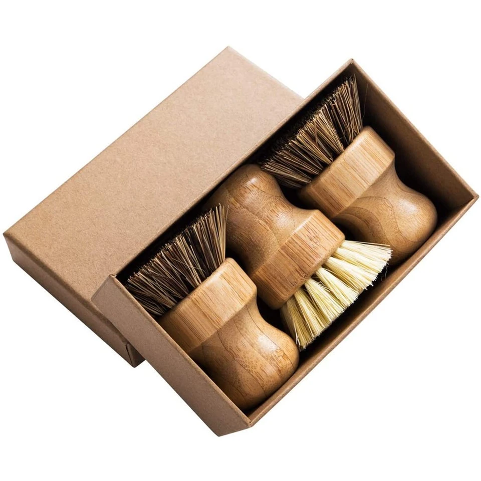 Perii pentru exfoliant vase din bambus